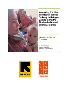 Improving Nutrition and Health Service Delivery in Refugee Camps