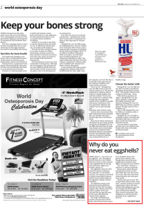 The Star 20-Oct-2015 Star Special World Osteoporosis Day