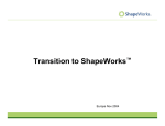 Transition to ShapeWorks