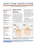 Tools For Healthier Live S - Mayo Clinic Health Letter