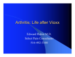 Arthritis: Life after Vioxx