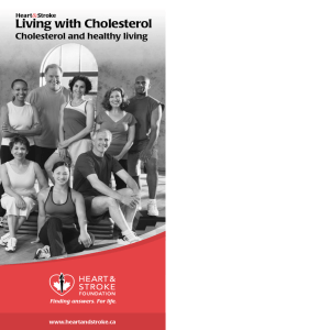 Living with Cholesterol - Heart and Stroke Foundation of Canada