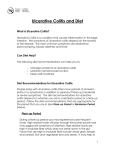 Ulcerative Colitis and Diet