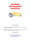 informed bodybuilding nutrition