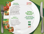 Eating Right-Sized Portions - ConAgra Foods Science Institute