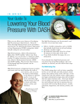 Lowering Your Blood Pressure With DASH Your Guide To
