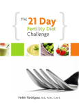 { 21 Day Fertility Diet Challenge