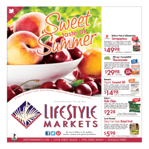 View Our Flyer - Lifestyle Markets