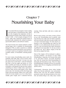 Nourishing Your Baby - NewTrends Publishing, Inc.
