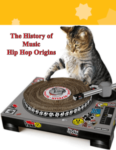 The History of Music Hip Hop Origins