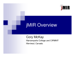 jMIR Overview