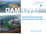 Real time levee strength forecasting in the Netherlands