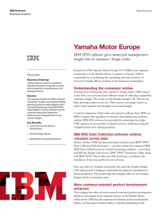 Yamaha Motor Europe - Knowledge Providers INC.