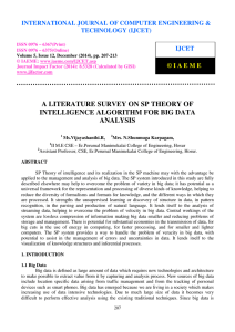 a literature survey on sp theory of intelligence