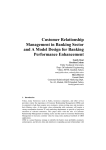 Customer Relationship Management in Banking Sector and A Model