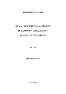 human resource management in campaign management by using