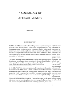 A Sociology of AttrActiveneSS