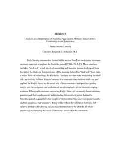 Analysis and Interpretation of Neolithic Near Eastern Mortuary