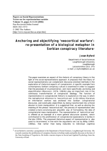 Anchoring and objectifying `neocortical warfare`