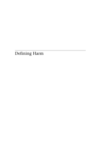 Defining Harm