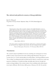 The cultural and political economy of drug prohibition