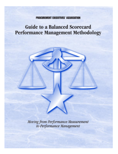 Guide to a Balanced Scorecard Performance Management
