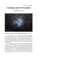 the bible and the pleiades