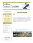 August - San Diego Astronomy Association