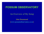 possum observatory - The Ohio State University