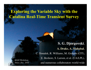 Exploring the Variable Sky with the Catalina Real-Time