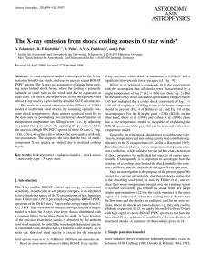 The X-ray emission from shock cooling zones in O star winds