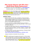 2001 Honda Odyssey with 65K miles— REAR Brake Shoes