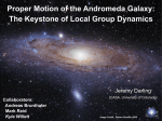 Proper Motion of the Andromeda Galaxy