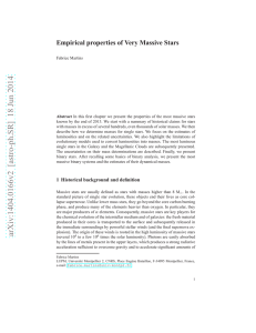 Empirical properties of Very Massive Stars
