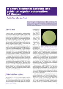 Imaging Uranus