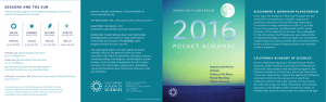 Pocket Almanac - California Academy of Sciences