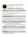 Introduction to Earth Science - The Federation of Galaxy Explorers