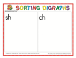 Cookie Sheet Activities Volume 5 Sorting Digraphs and Blends
