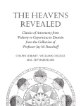 the heavens revealed - Chapin Library