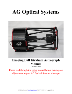AG Optical Systems iDK Manual V10 2014
