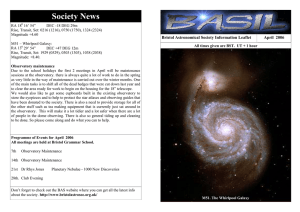 April - Bristol Astronomical Society