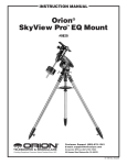 orion® skyView Pro™ EQ Mount