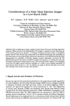 Considerations of a Solar Mass Ejection Imager in a low