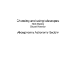 Choosing a Telescope - AbergavennyAS.org.uk
