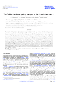 The GalMer database: galaxy mergers in the virtual observatory*