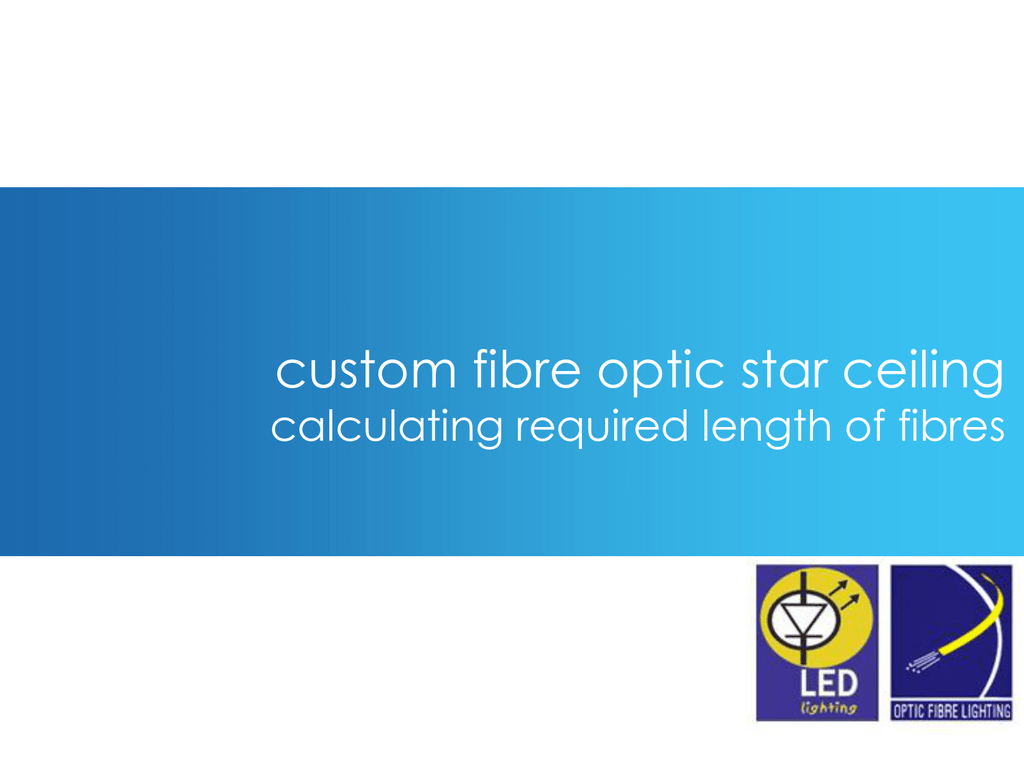 Custom Fibre Optic Star Ceiling Optic Fibre Lighting Australia