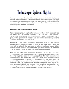 Telescope Optics Myths