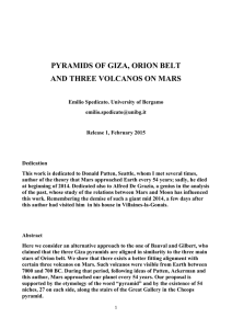 pyramids of giza, orion belt and three - Q