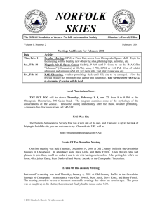 norfolk skies - Norfolk Astronomical Society