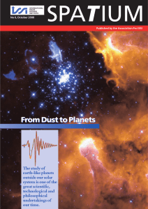 From Dust to Planets - International Space Science Institute